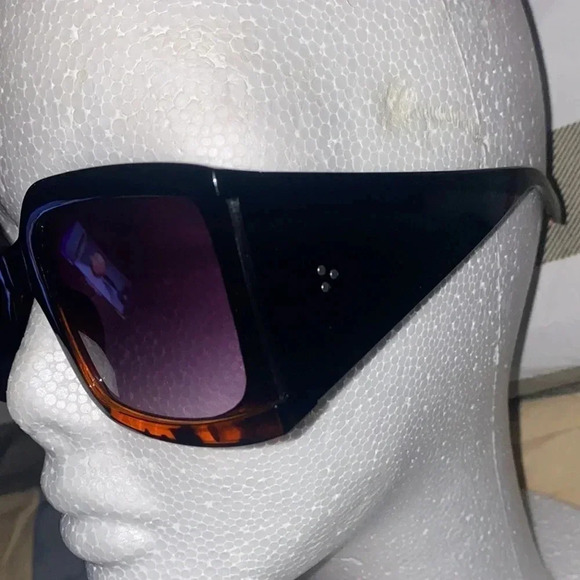 Luxury Fashion OVERSIZE  LEOPARD Trim SUNGLASSES - Picture 6 of 7